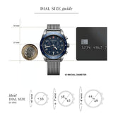 Victorinox Swiss Army Men Chronograph Watch 42 mm Blue Dial-242049