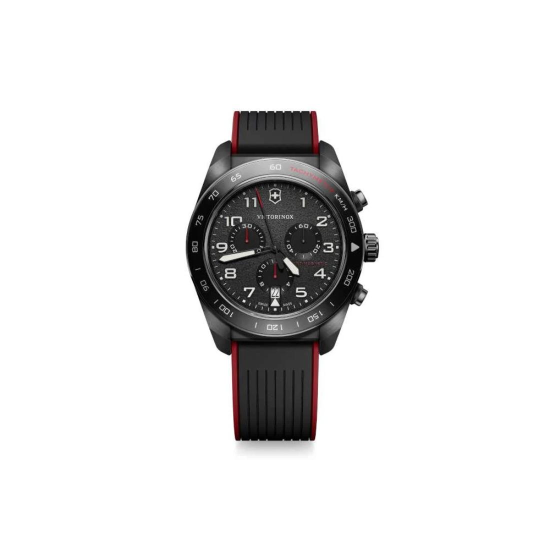 Victorinox Swiss Army Men Chronograph Watch 42 mm Black Dial-242051