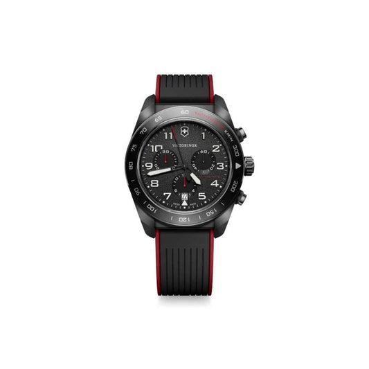 Victorinox Swiss Army Men Chronograph Watch 42 mm Black Dial-242051