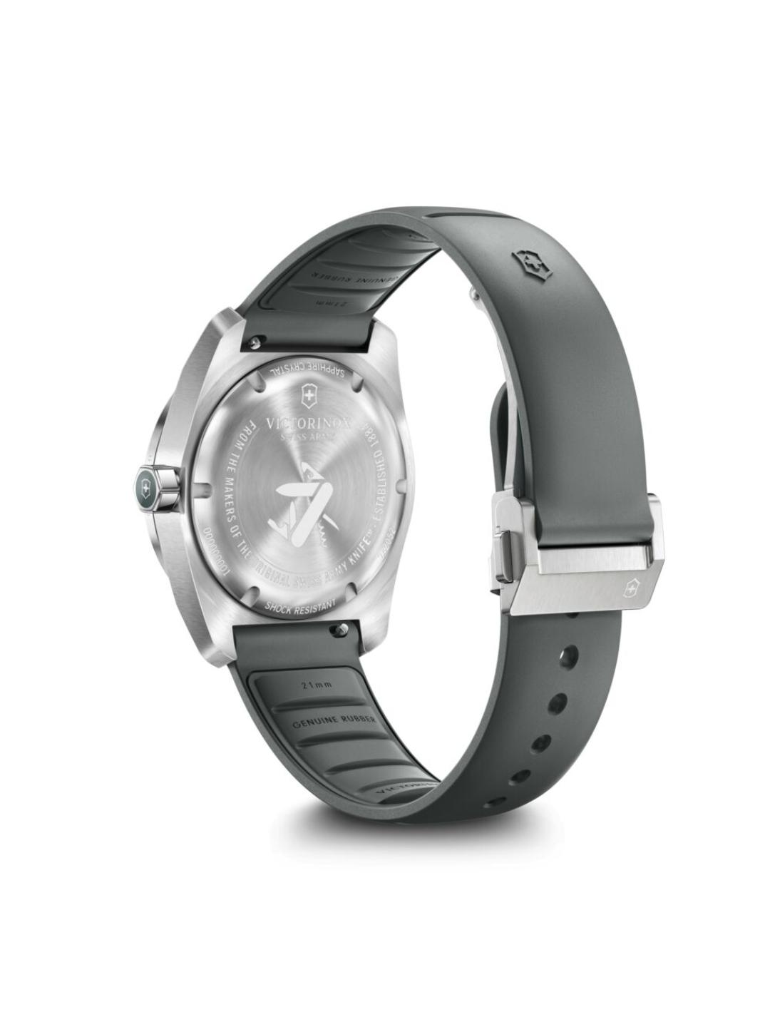 Smartwatch with a gray band on a white background