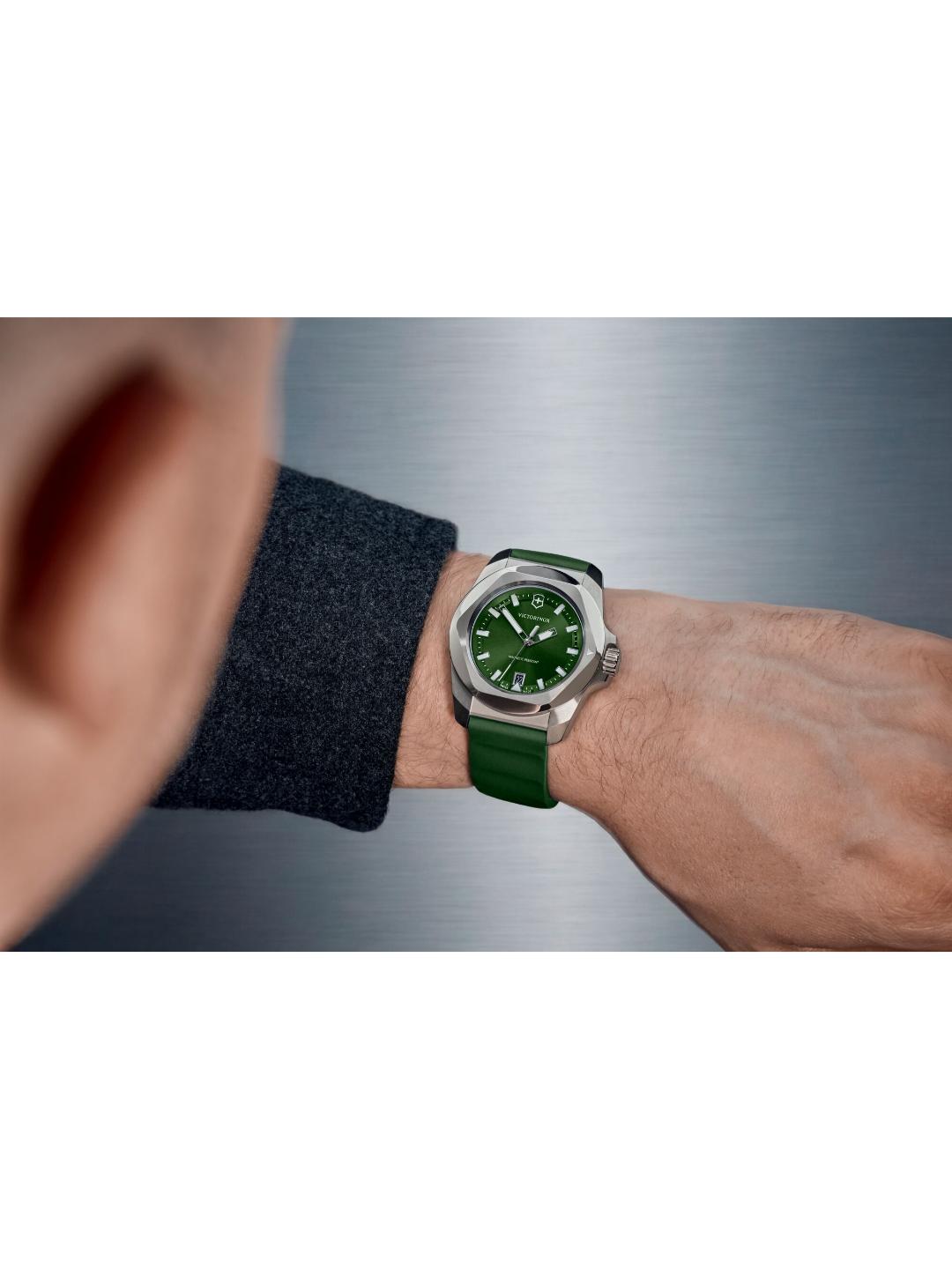 Victorinox I.N.O.X. Men 41 mm Green Dial Analog Watch 242085