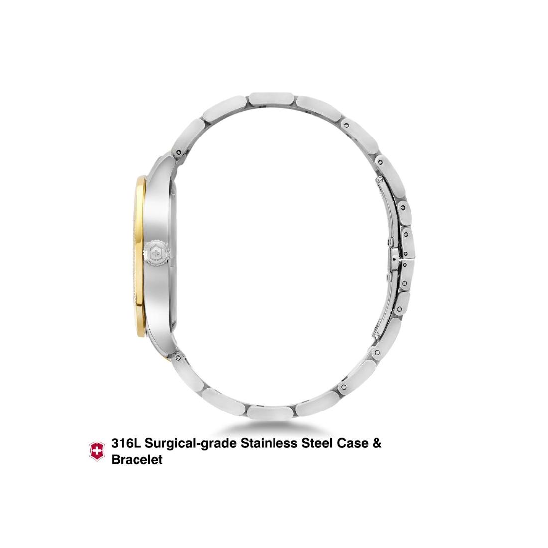 Victorinox Alliance 40 mm Gold Dial Men Watch - 249092