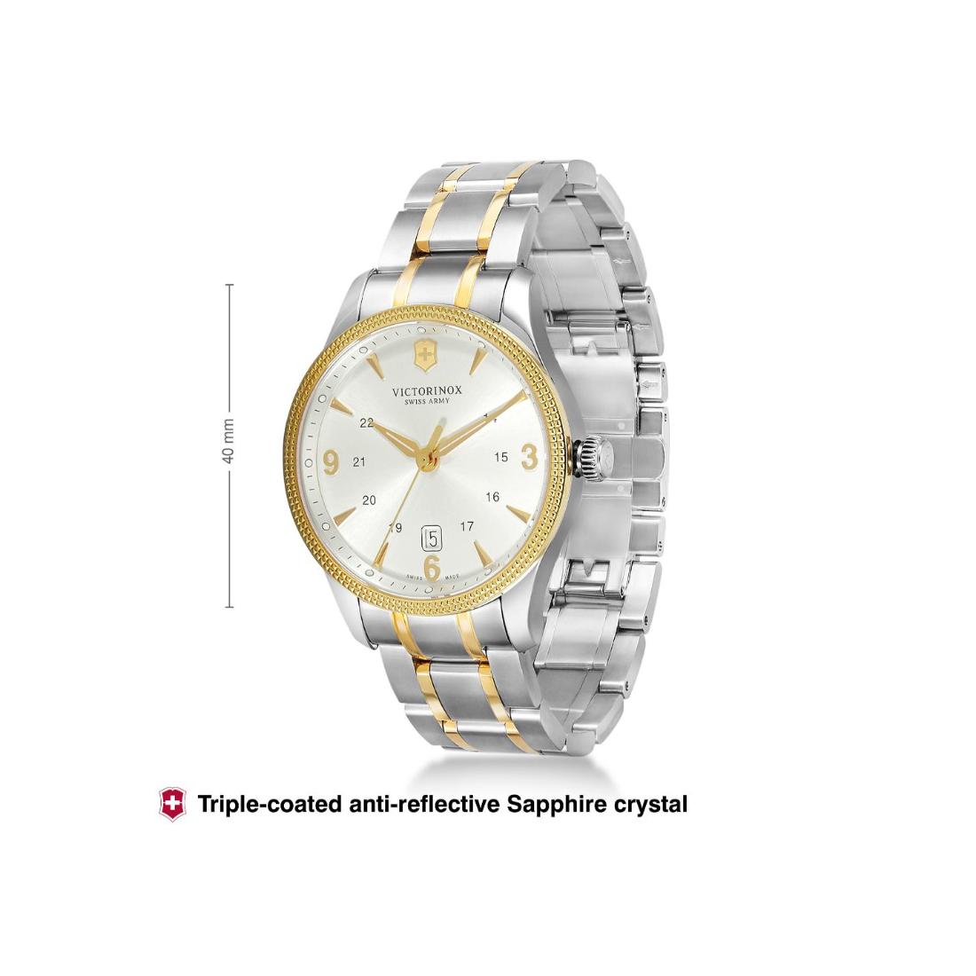 Victorinox Alliance 40 mm White Dial Men Watch 249094