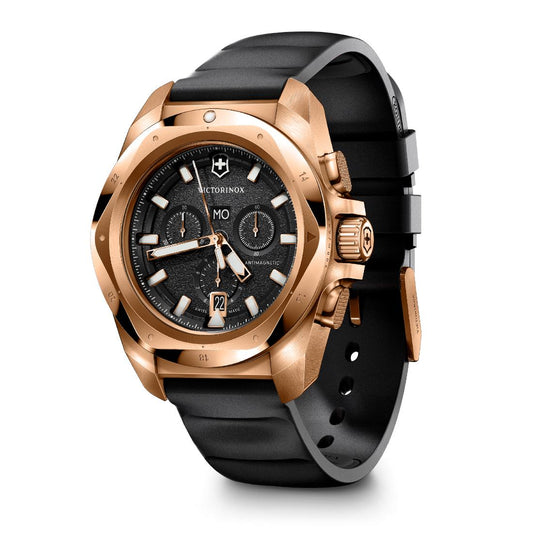 Victorinox I.N.O.X. Chrono 43 mm Black Dial Men Watch - V249177