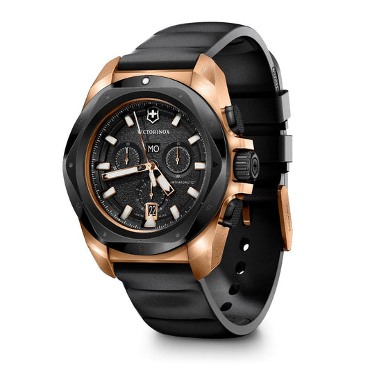 Victorinox I.N.O.X. Chrono 43 mm Black Dial Men Watch - V249178