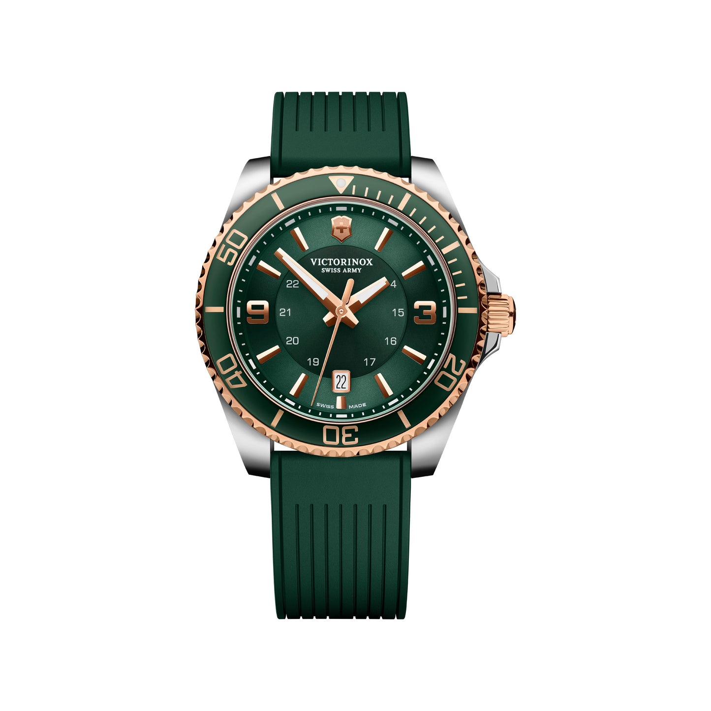 Victorinox Maverick 43 mm Green Dial Men Analog Watch - 249182
