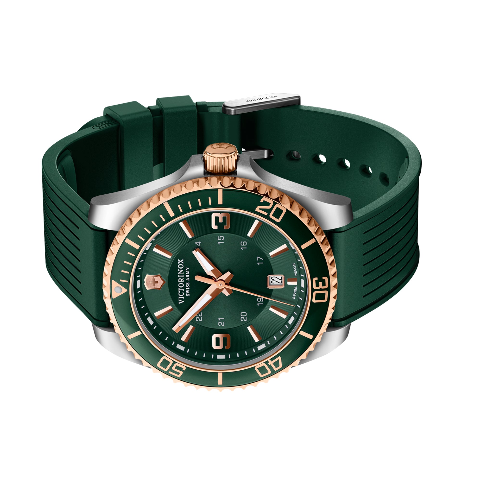 Victorinox Maverick 43 mm Green Dial Men Analog Watch - 249182