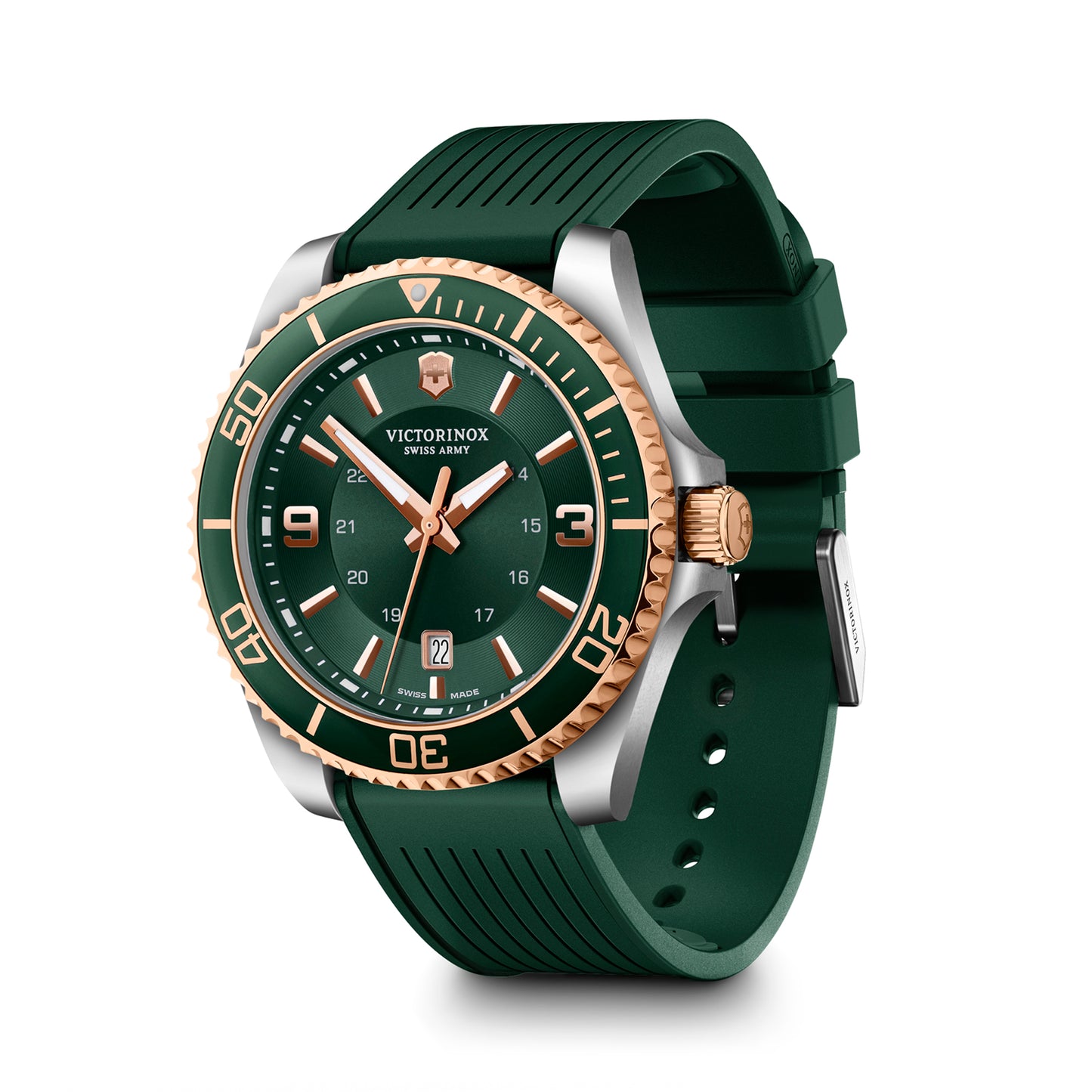 Victorinox Maverick 43 mm Green Dial Men Analog Watch - 249182