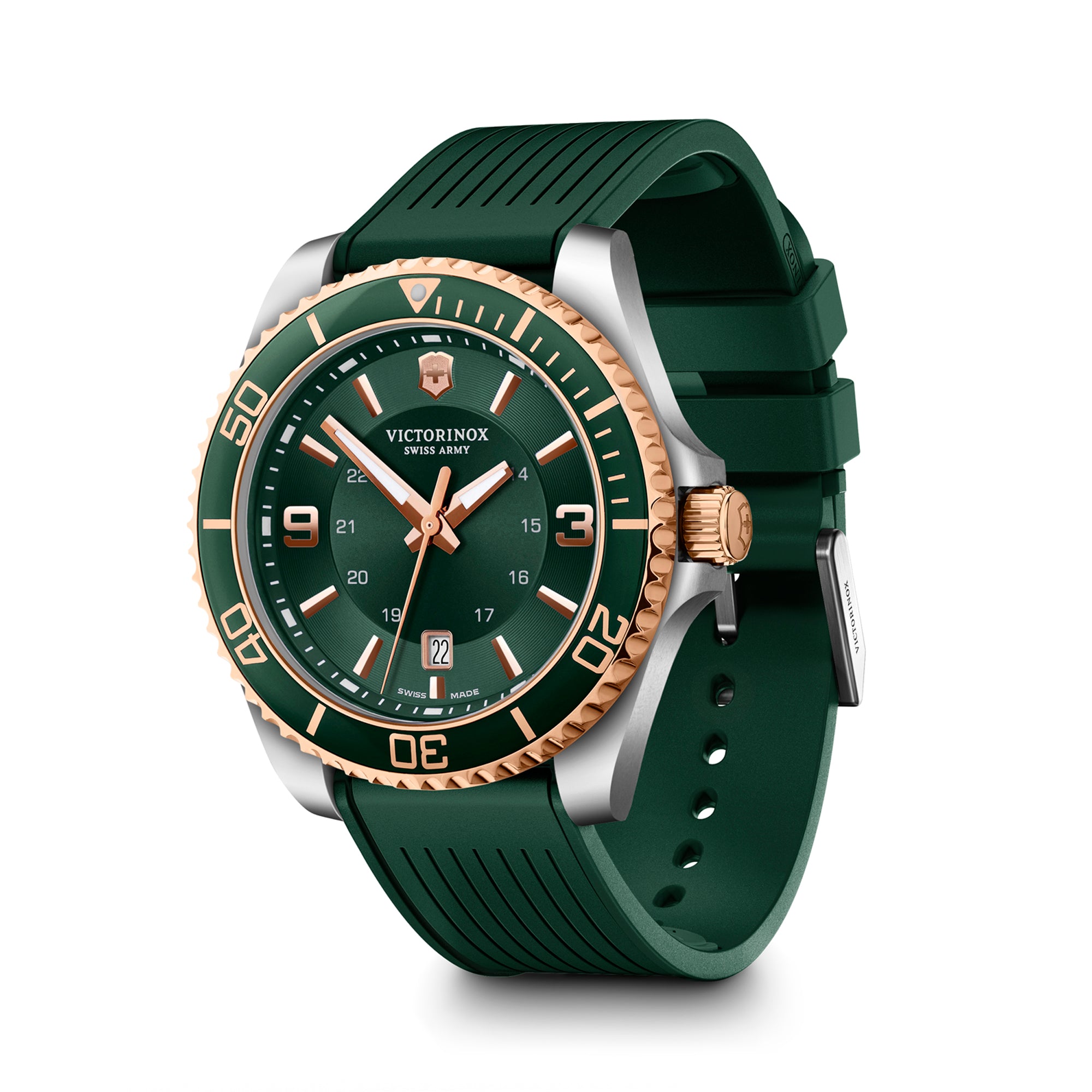 Victorinox Maverick 43 mm Green Dial Men Analog Watch - 249182