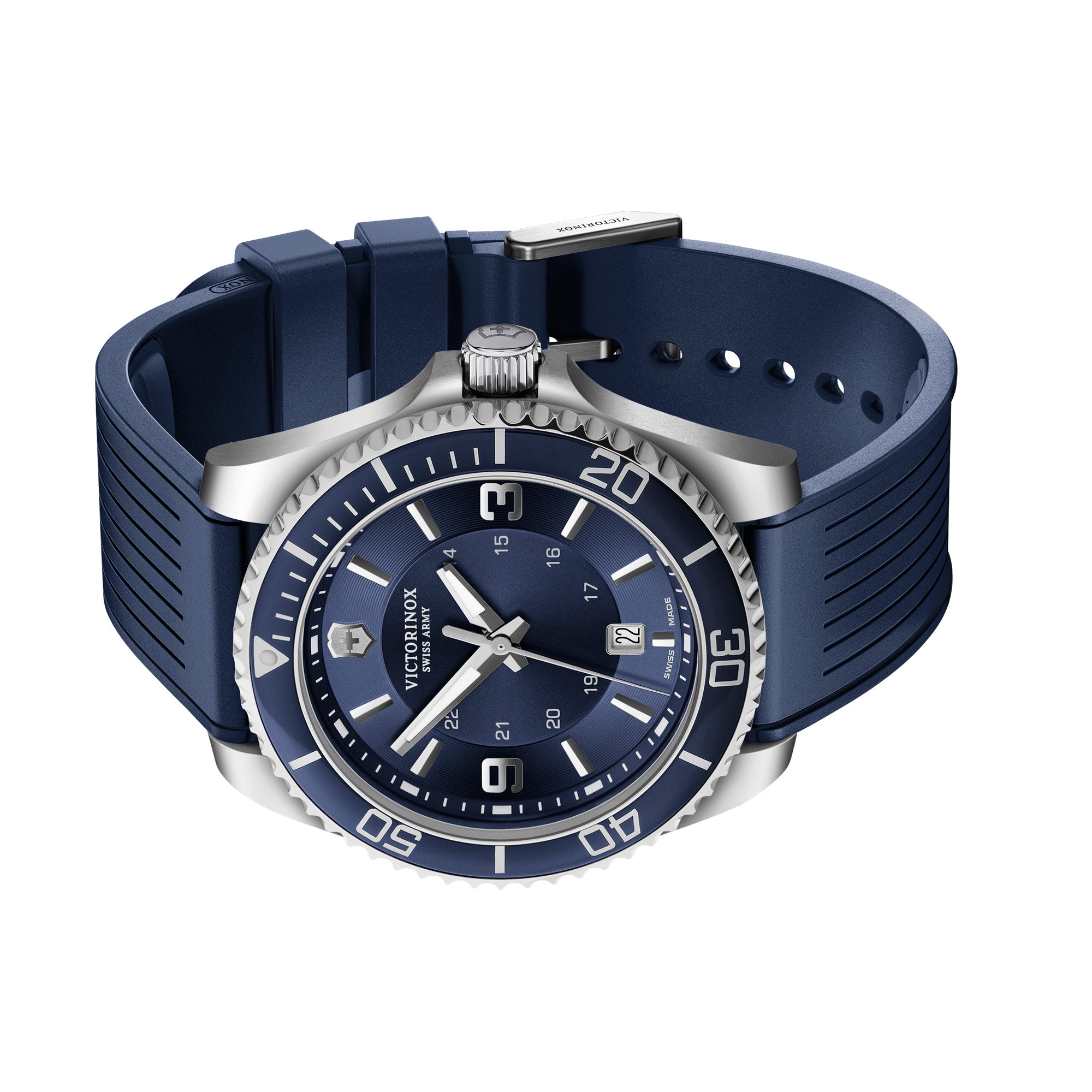 Victorinox Maverick 43 mm Blue Dial Men Analog Watch - 249184