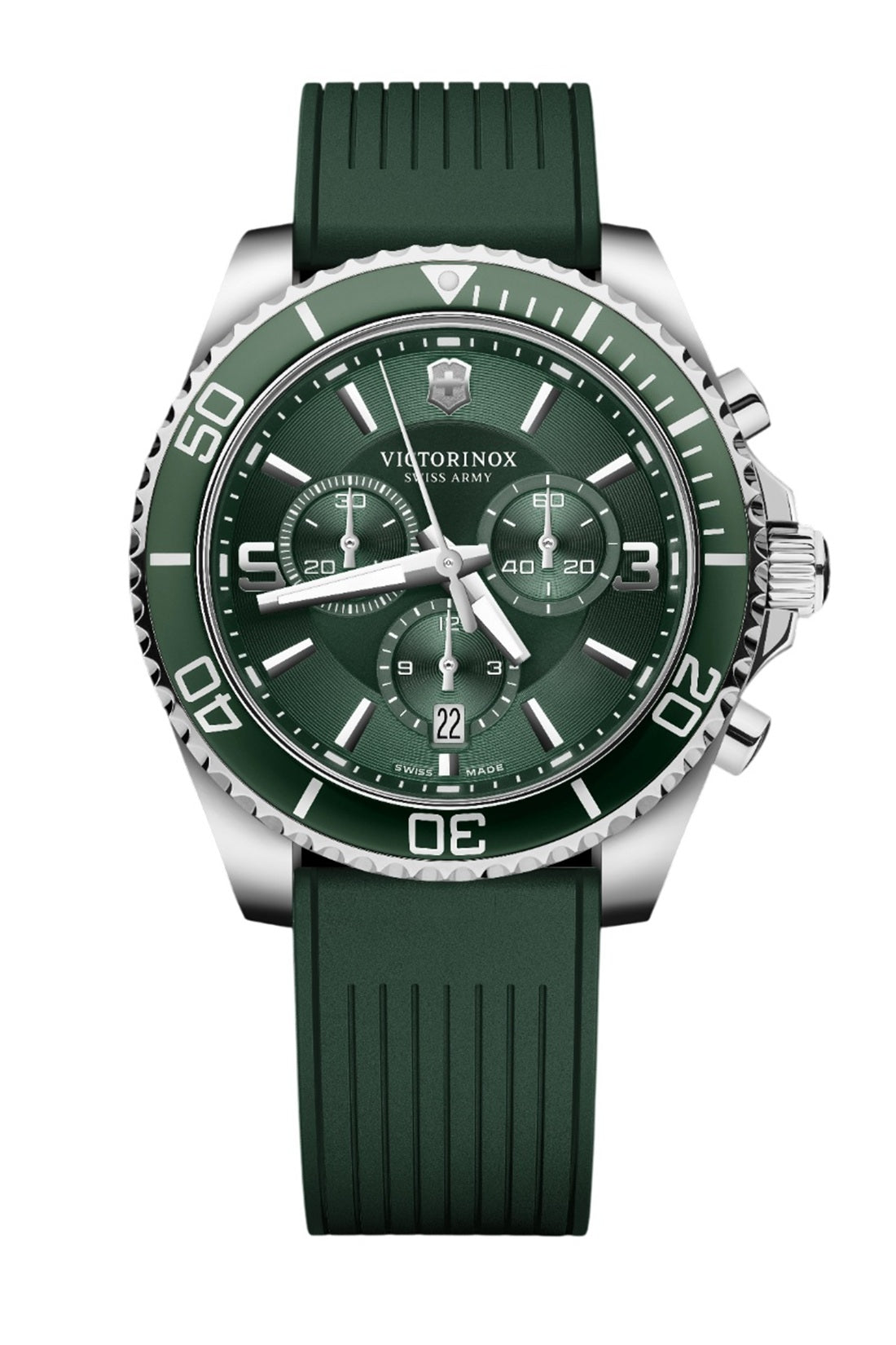 Victorinox Maverick 43 mm Green Dial Men Chrono Watch - 249185