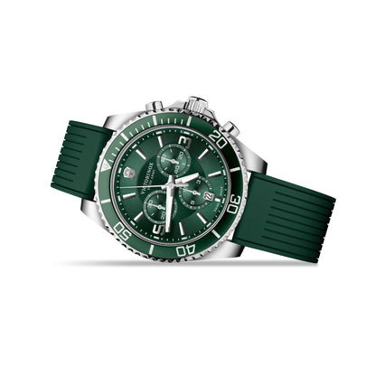Victorinox Maverick 43 mm Green Dial Men Chrono Watch - 249185