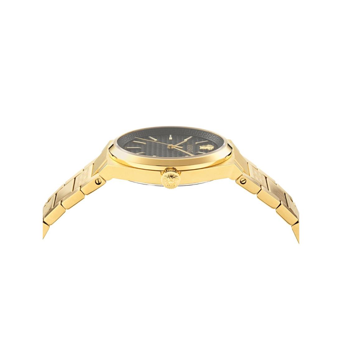 Versace V-Auria 39x48,1 mm Black Dial Men Analog Watch VE0F00525