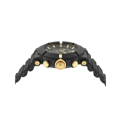 Versace Real Active Chrono 45 mm Black Dial Unisex Watch- VE0L00125