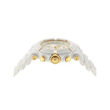 Versace Real Active Chrono 45 mm Off White Dial Unisex Watch VE0L00225