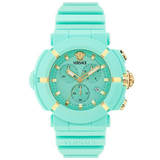 Versace Real Active Chrono 45 mm Light Blue Dial Unisex Watch VE0L00325