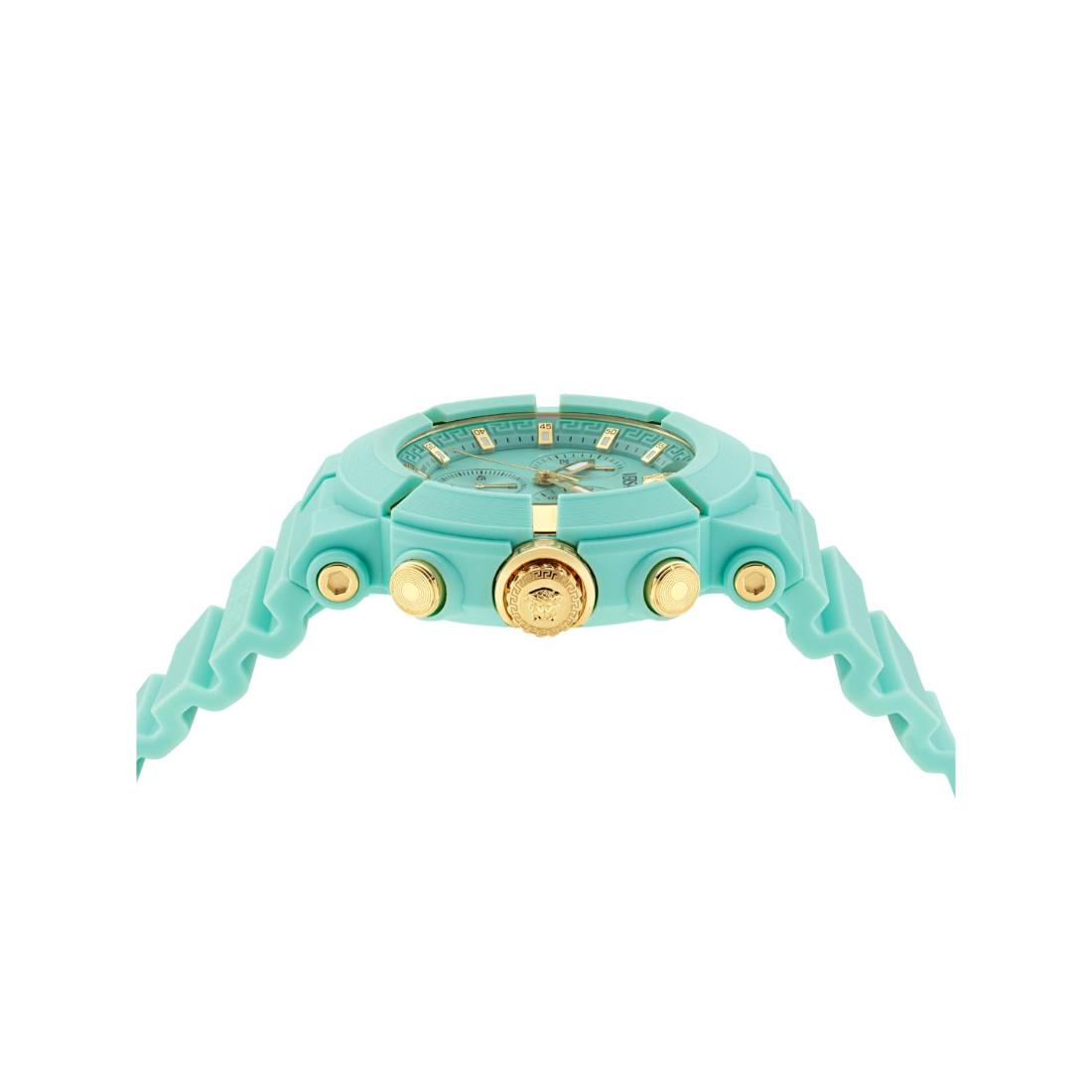 Versace Real Active Chrono 45 mm Light Blue Dial Unisex Watch VE0L00325