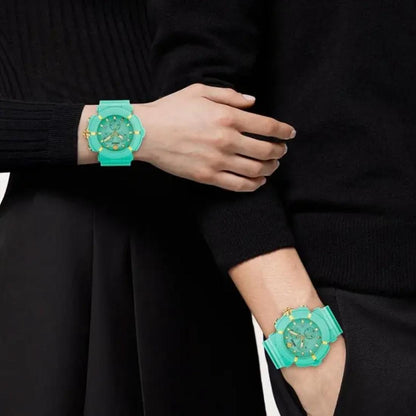Versace Real Active Chrono 45 mm Light Blue Dial Unisex Watch- VE0L00325