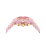 Versace Real Active Chrono 45 mm Pink Dial Unisex Watch VE0L00425