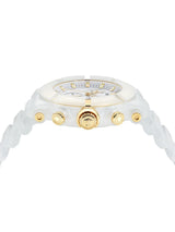 Versace REAL ACTIVE Unisex 45 mm White Dial Chrono Watch VE0L00525