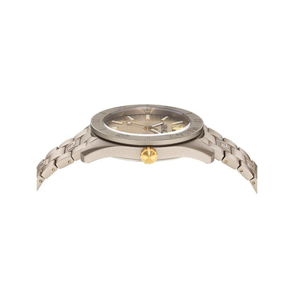 Versace V-Dome 42 mm Ivory Dial Men Analog Watch- VE0M00125