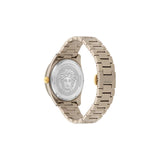 Versace V-Dome 42 mm Ivory Dial Men Analog Watch VE0M00125