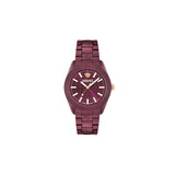 Versace V-Dome 42 mm Burgundy Dial Men Analog Watch VE0M00225