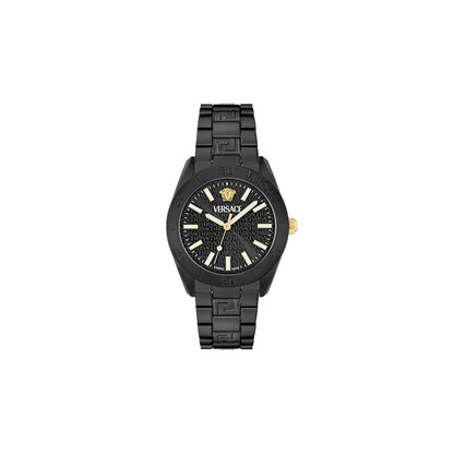 Versace V-Dome 42 mm Black Dial Men Analog Watch- VE0M00425