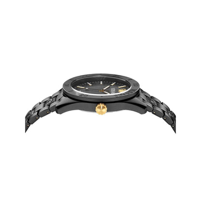 Versace V-Dome 42 mm Black Dial Men Analog Watch- VE0M00425