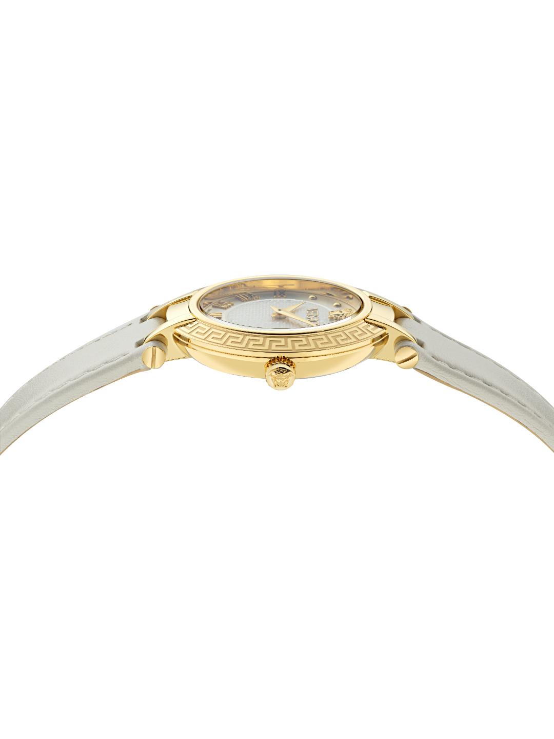 Versace VERSACE ANTLIA Women 34 mm White-Silver Dial Analog Watch VE0P00225