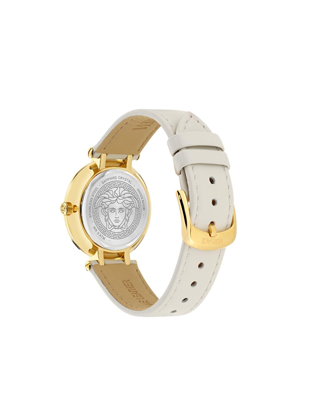 Versace VERSACE ANTLIA Women 34 mm White-Silver Dial Analog Watch VE0P00225