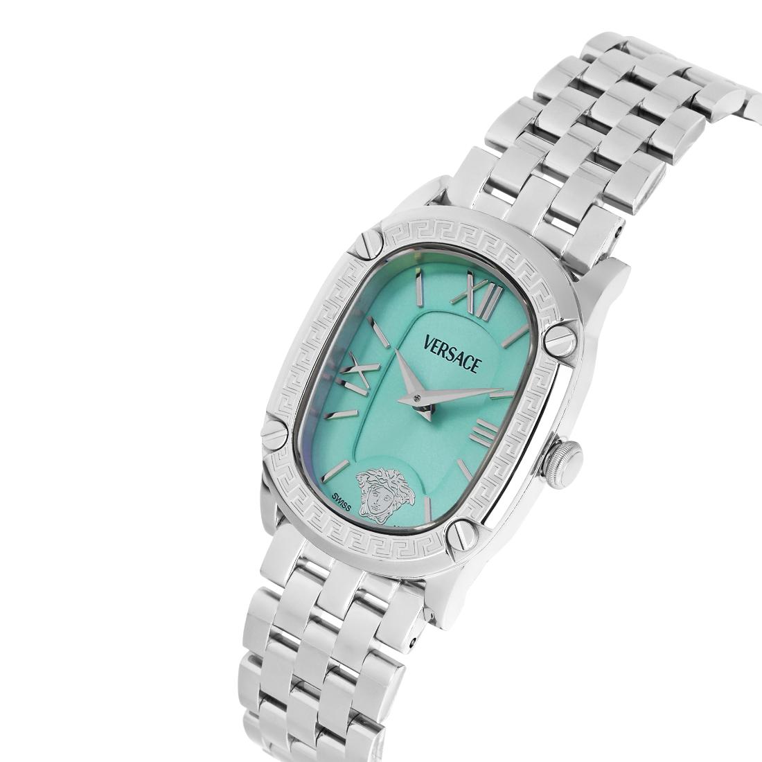 Versace Greca Couture 29x40 mm Blue Dial Women Analog Watch VE1B01025