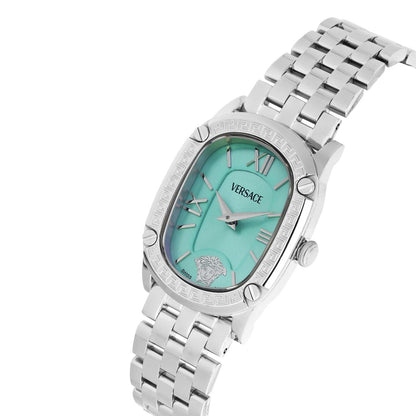 Versace Greca Couture 29x40 mm Blue Dial Women Analog Watch- VE1B01025