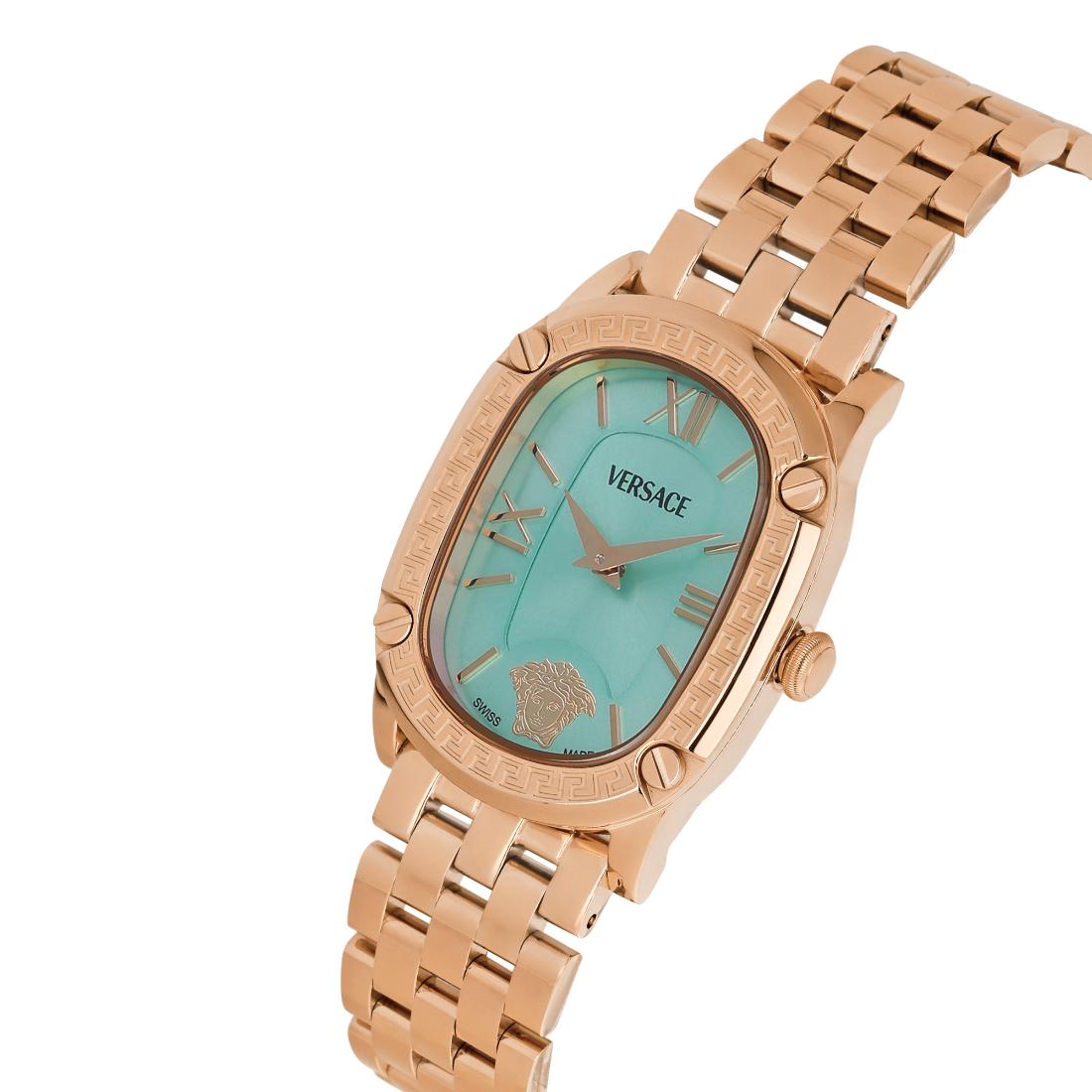 Versace Greca Couture 29x40 mm Blue Dial Women Analog Watch VE1B01625