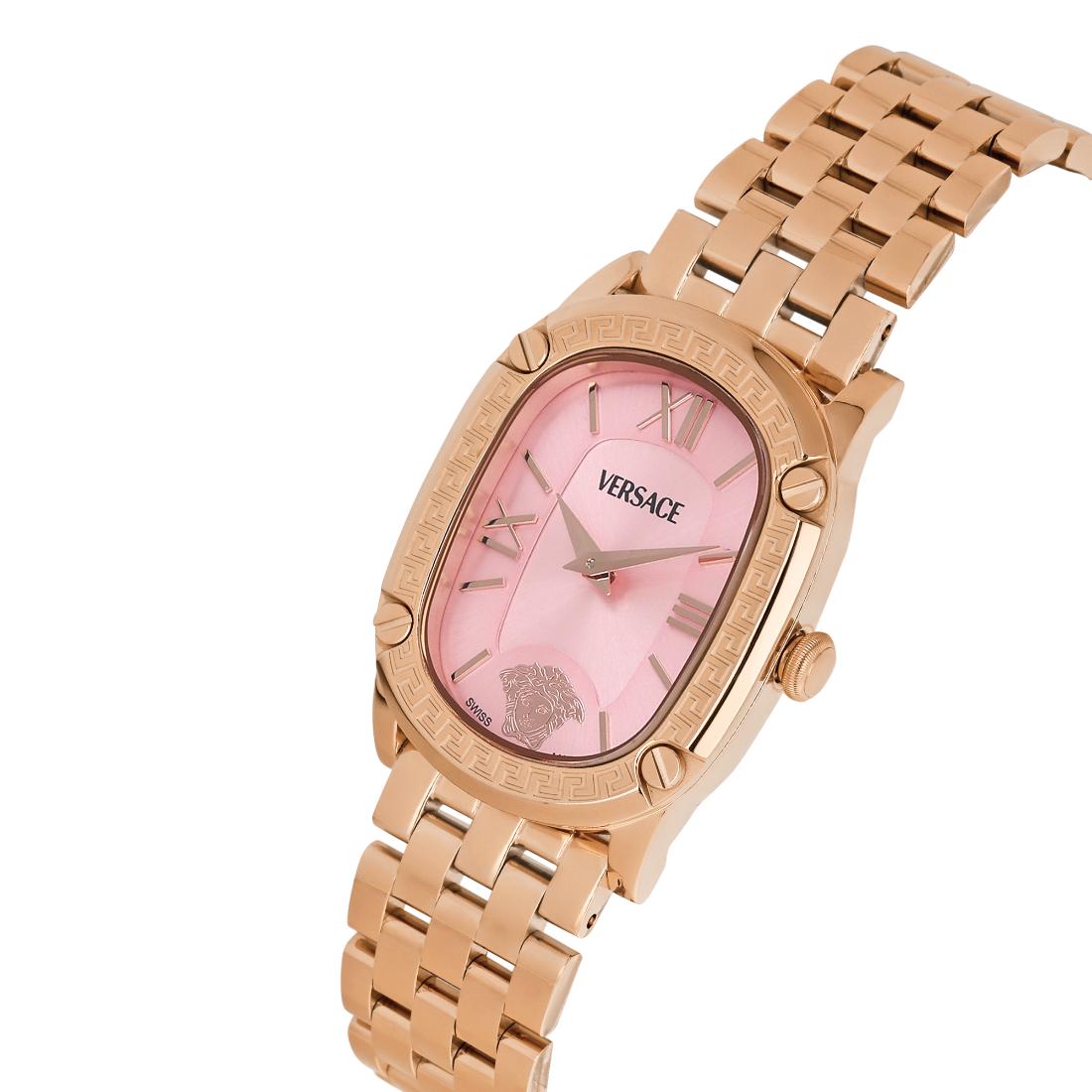 Versace Greca Couture 29x40 mm Pink Dial Women Analog Watch- VE1B01725