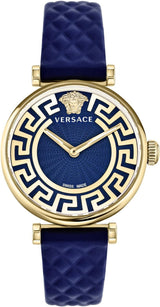 Versace 35 mm Blue Dial Analog Women Watch VE1CA0223
