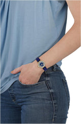 Versace 35 mm Blue Dial Analog Women Watch VE1CA0223
