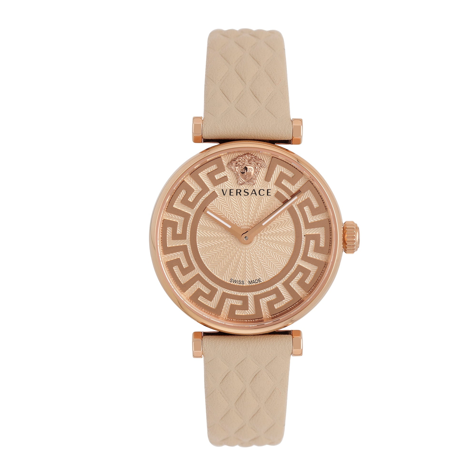 Versace 35 mm Beige Dial Analog Women Watch VE1CA0323
