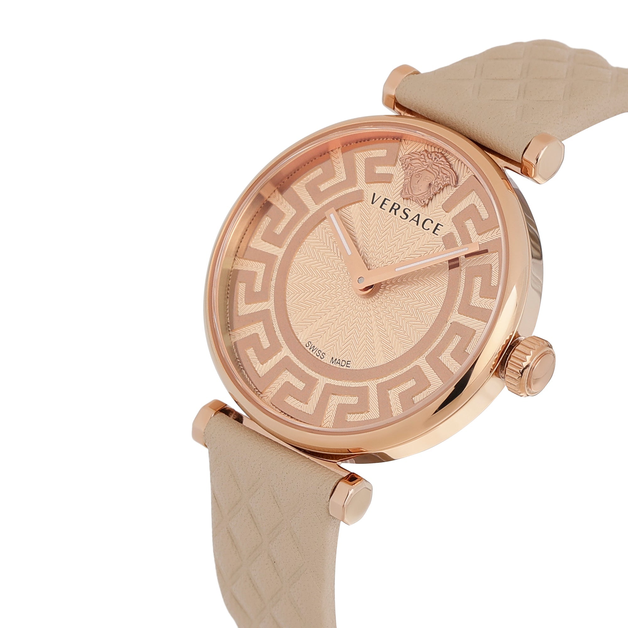 Versace 35 mm Beige Dial Analog Women Watch VE1CA0323