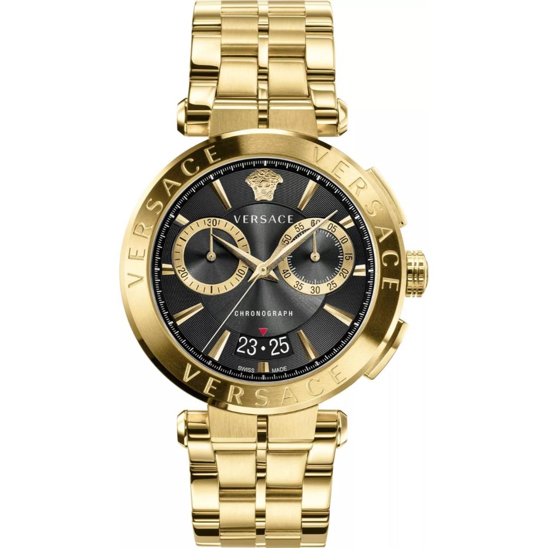 Versace Special Edition 45 mm Size Black Dial Men Chrono Watch VE1D02823