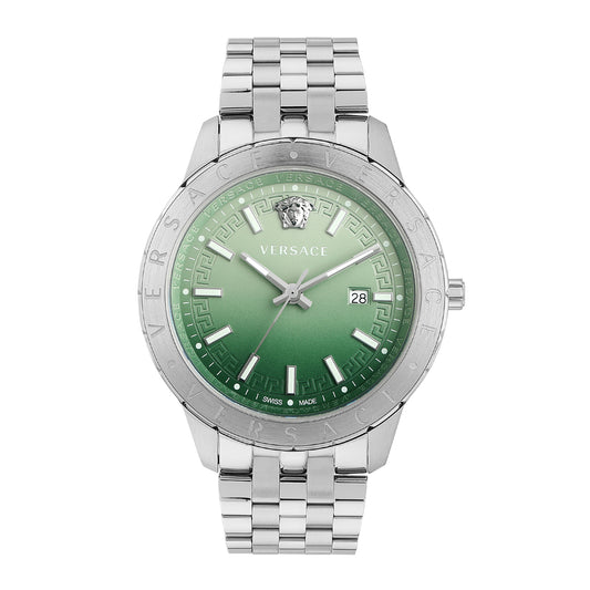Versace Univers 43 mm Vanished Light Green Dial Men Analog Watch- VE2C01225
