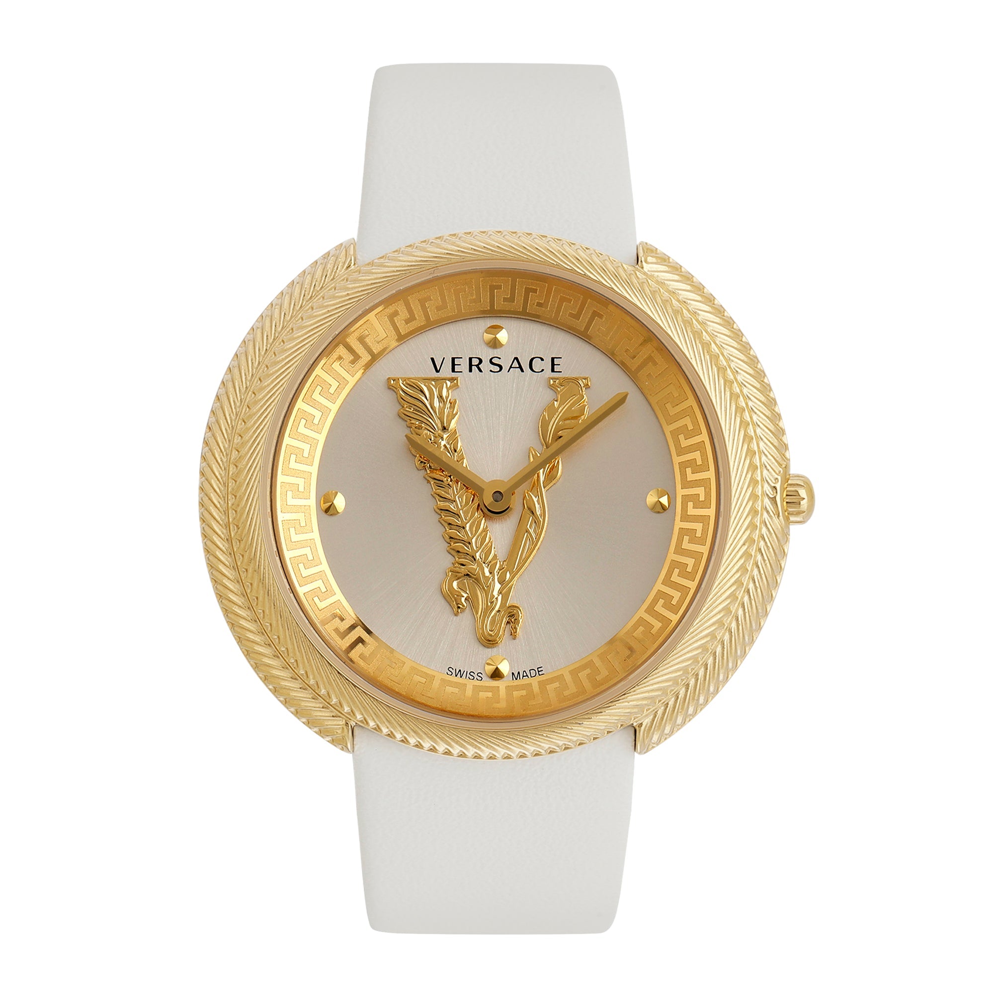 Versace 38 mm Silver Dial Analog Women Watch VE2CA0223