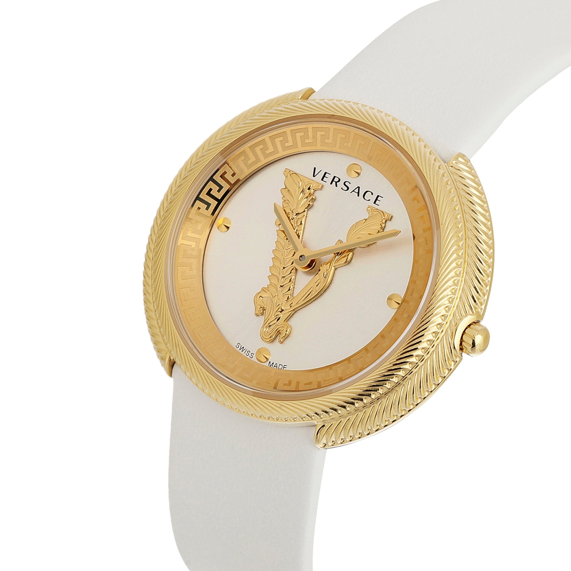 Versace 38 mm Silver Dial Analog Women Watch VE2CA0223