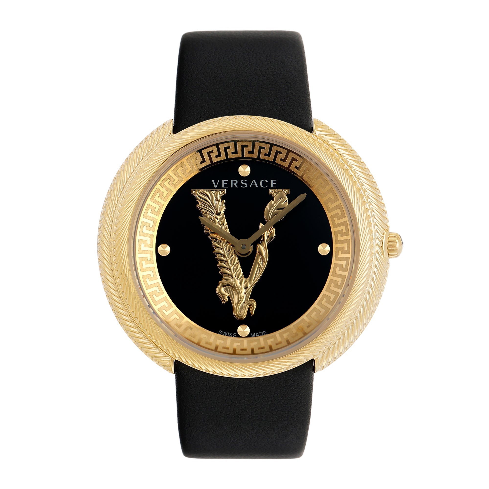 Versace 38 mm Black Dial Analog Women Watch VE2CA0323