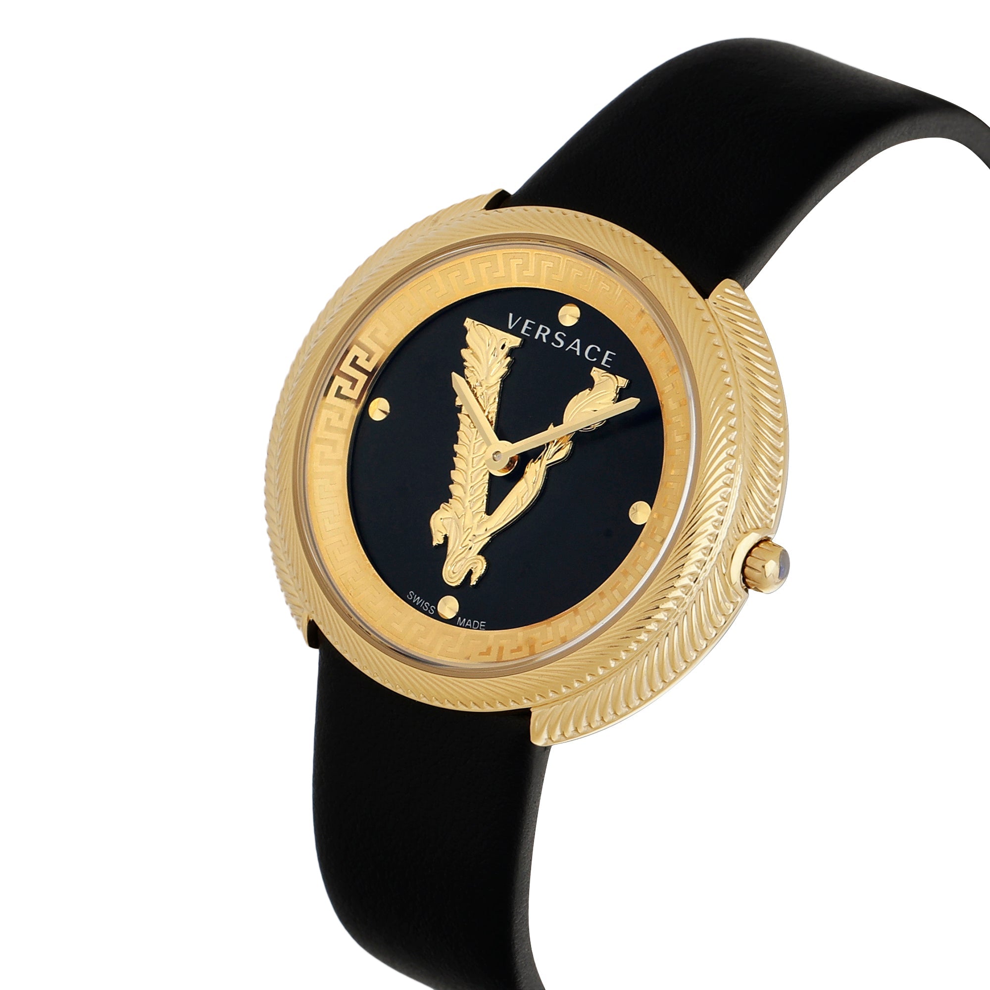Versace 38 mm Black Dial Analog Women Watch VE2CA0323