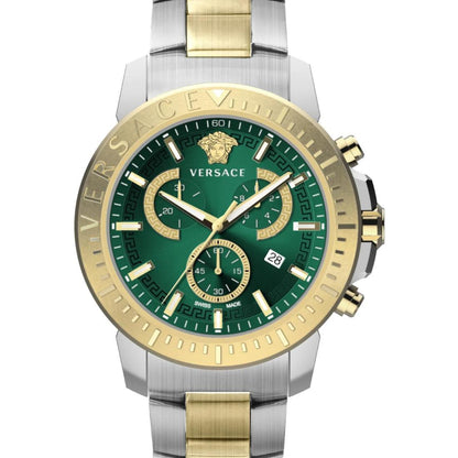 Versace New Chrono 45 mm Green Dial Men Watch- VE2E00421