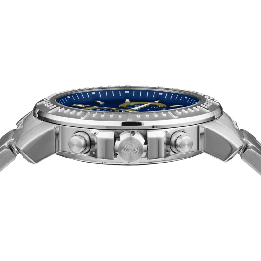 Versace Men 45 mm Size Blue Dial Analog Watch- VE2E00721