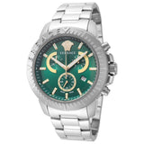 Versace Men 45 mm Size Green Dial Analog Watch VE2E00821