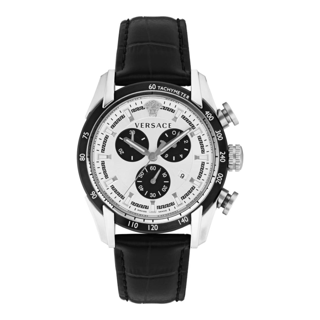 Versace Men 44 mm Size White Dial Analog Watch VE2I00821
