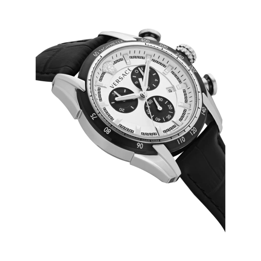 Versace Men 44 mm Size White Dial Analog Watch VE2I00821